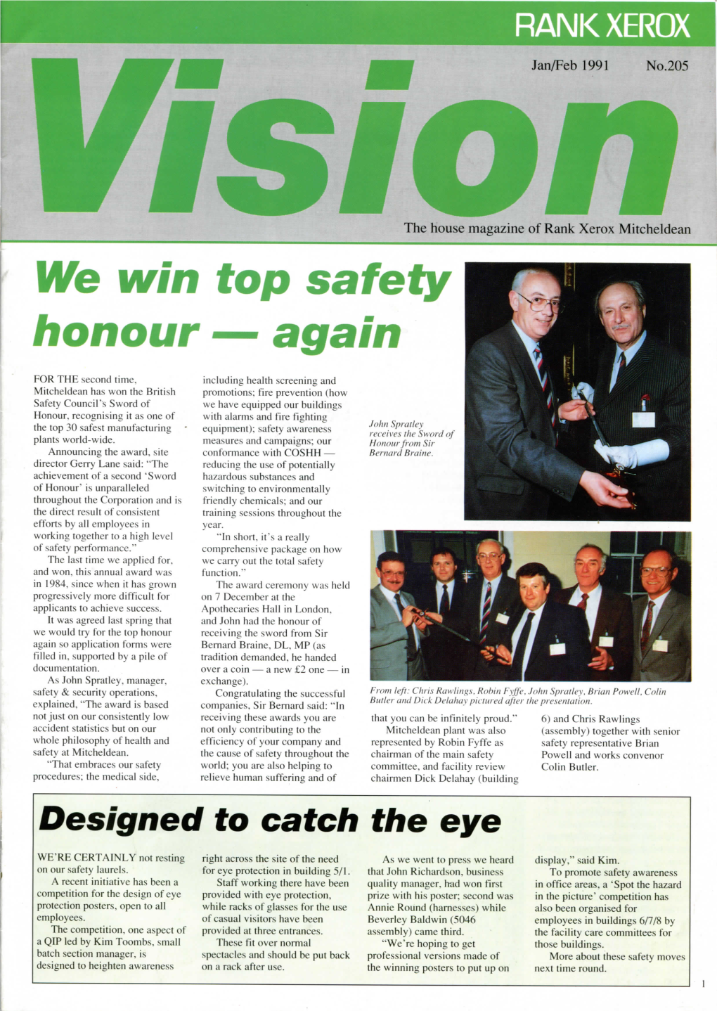 We Win Top Safety Honour — Again