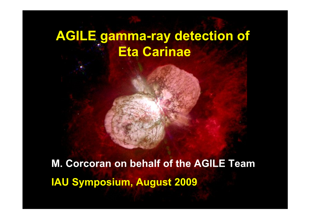 Gamma-Ray Emission from Eta Carinae