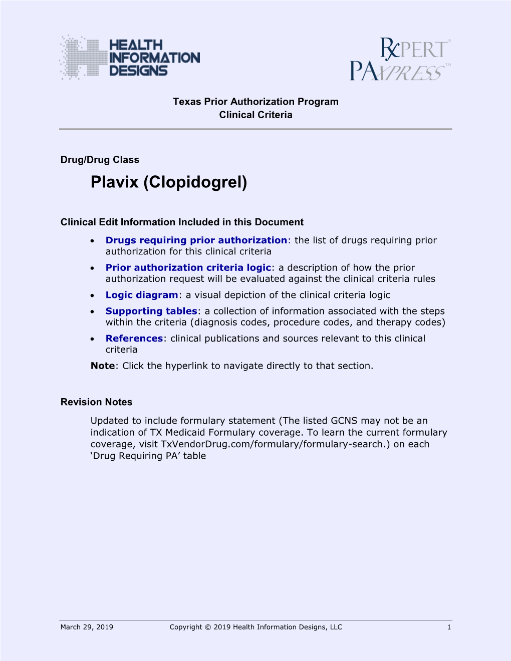 Plavix (Clopidogrel)