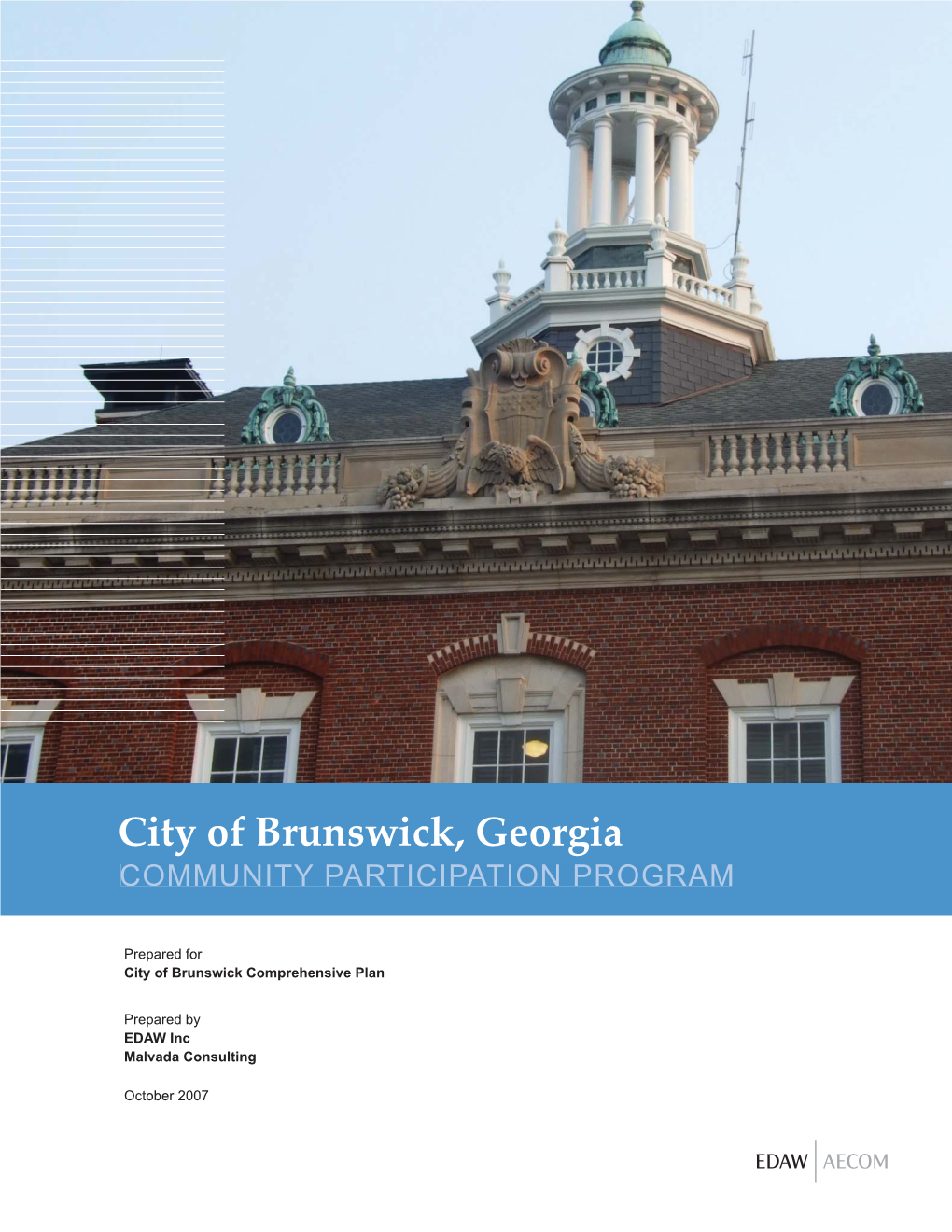 City of Brunswick, Georgia COMMUNITY PARTICIPATION PROGRAM