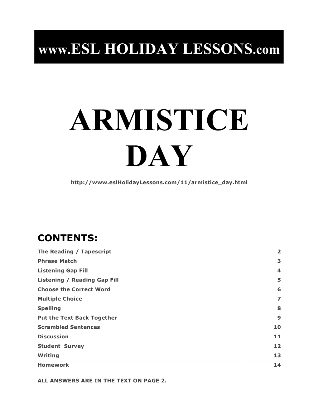 Armistice Day