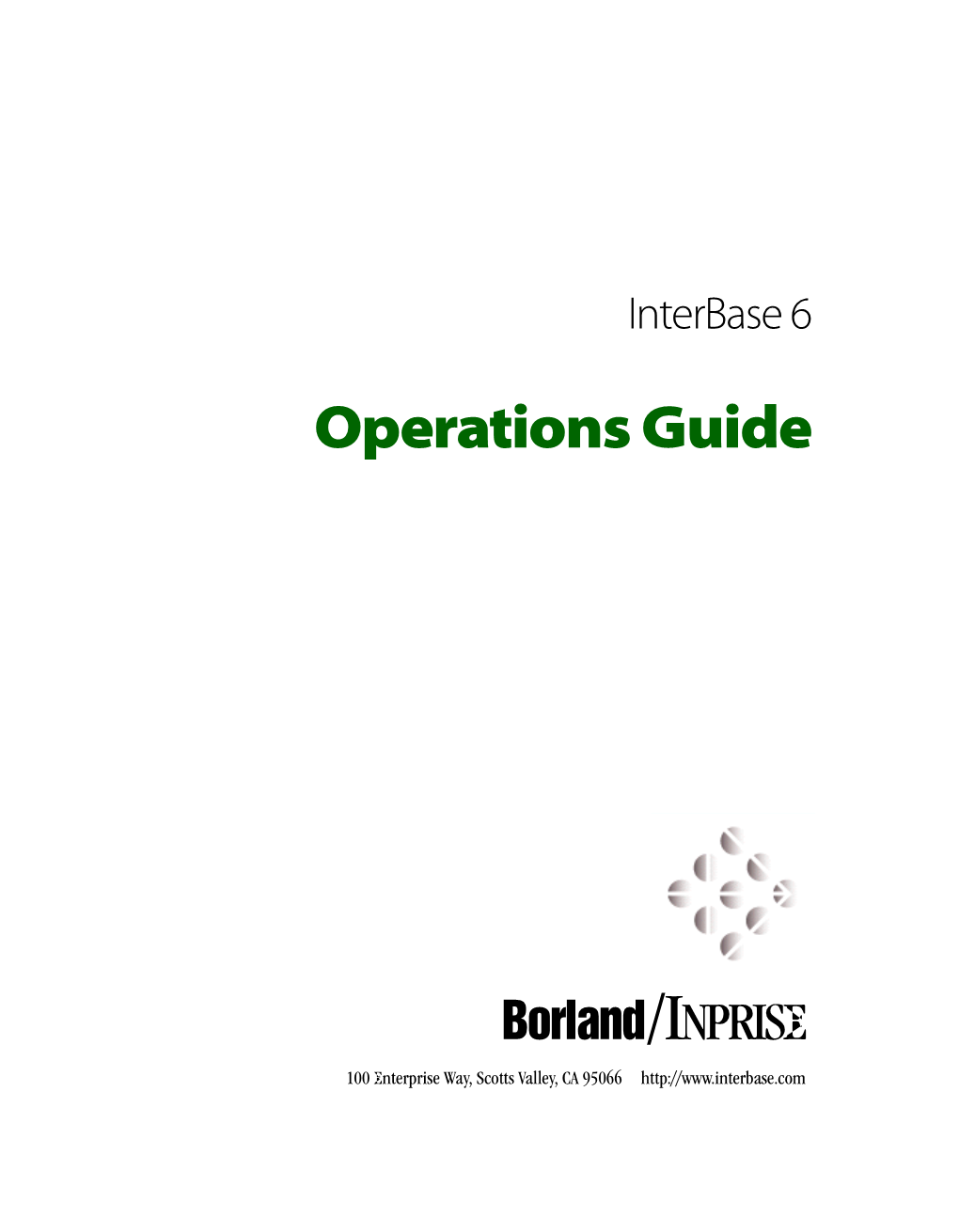 Interbase 6 Operations Guide 31 Chapter 1 Introduction