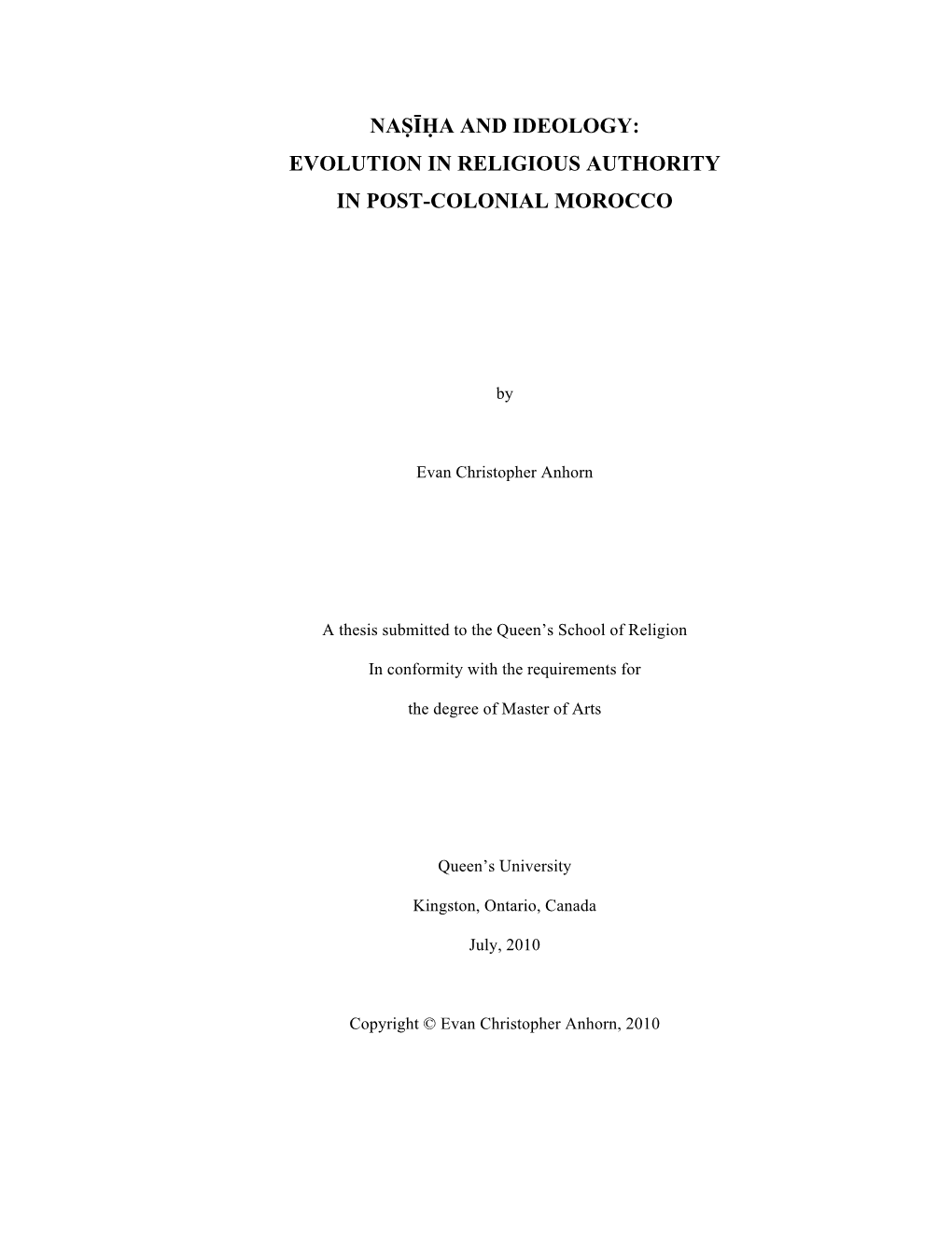 Anhorn Thesis Final.Pdf (479.1Kb)