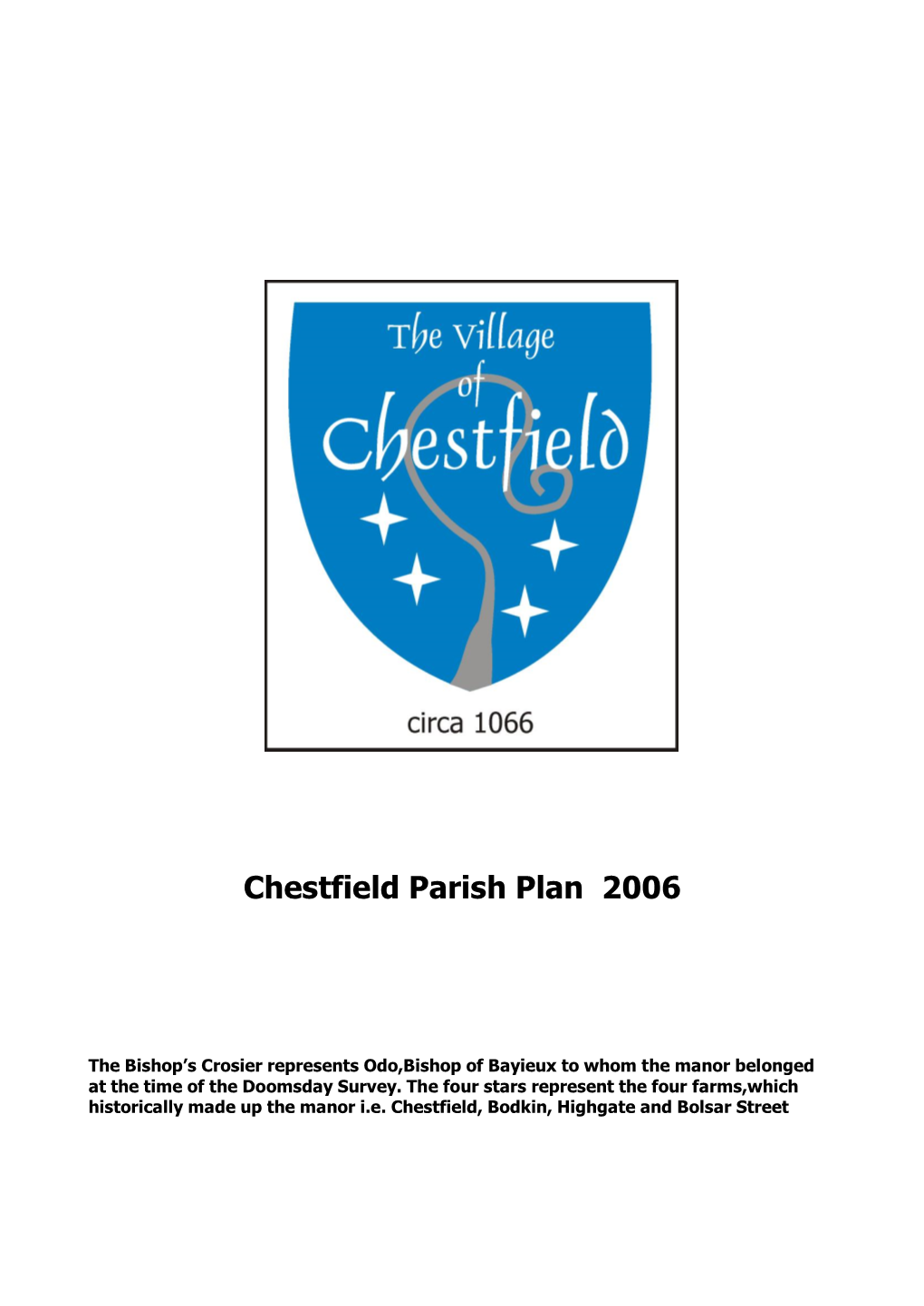 Chestfield Parish Plan 2006