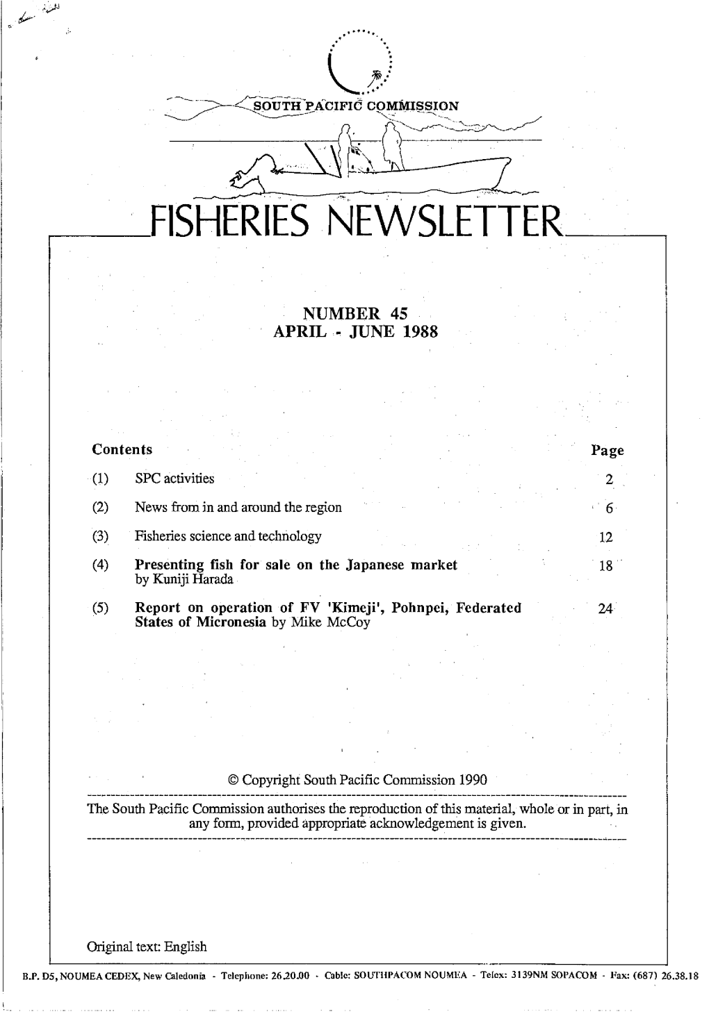 SPC Fisheries Newsletter # 45
