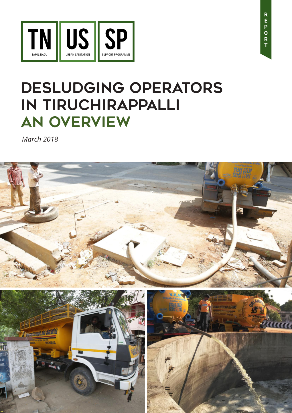 Desludging Operators in Tiruchirappalli an Overview March 2018