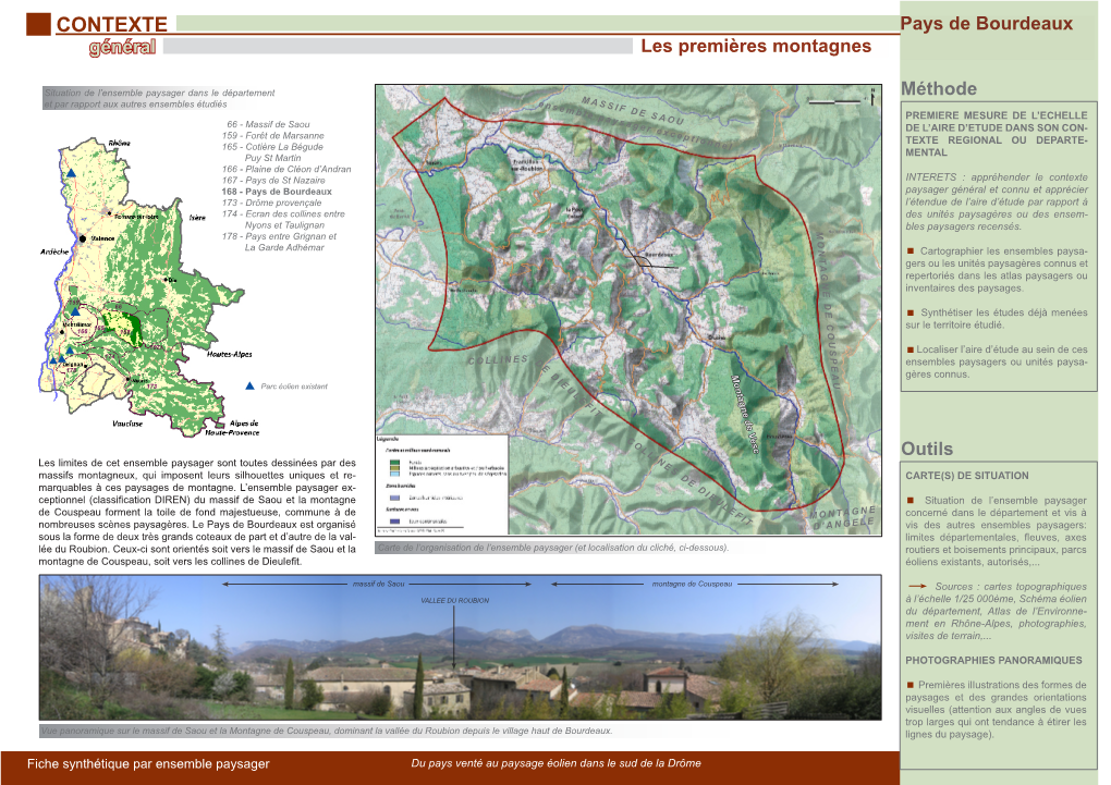 CONTEXTE Pays De Bourdeaux Général Les Premières Montagnes