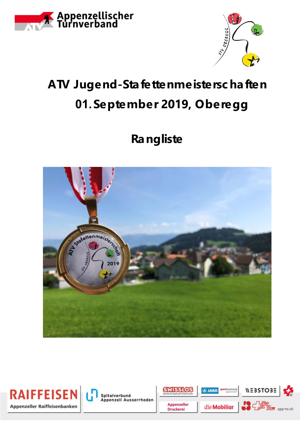 ATV Jugend-Stafettenmeisterschaften 01. September 2019, Oberegg