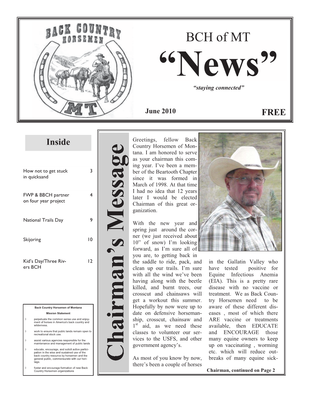 June 2010 Newsletter
