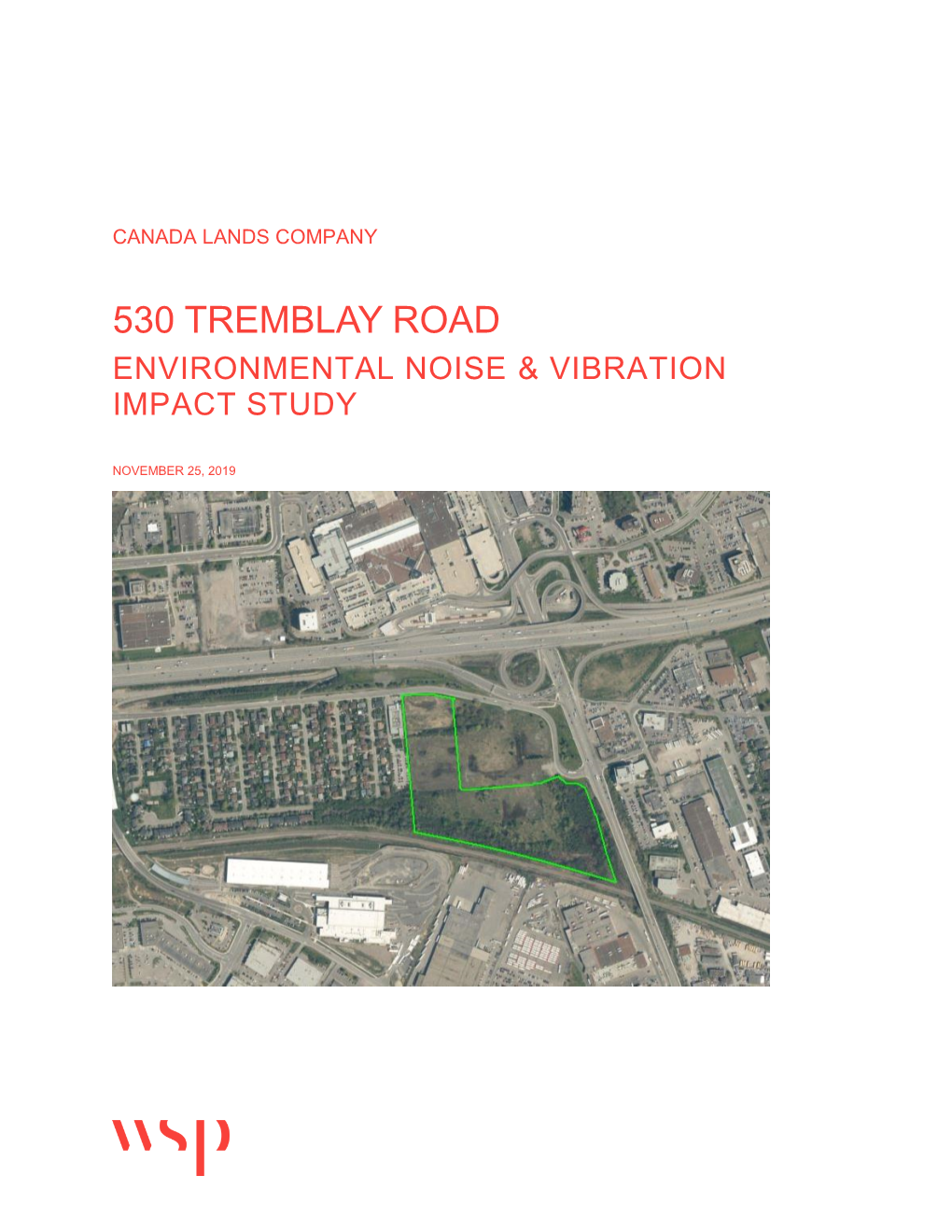 530 Tremblay Road Environmental Noise & Vibration Impact Study