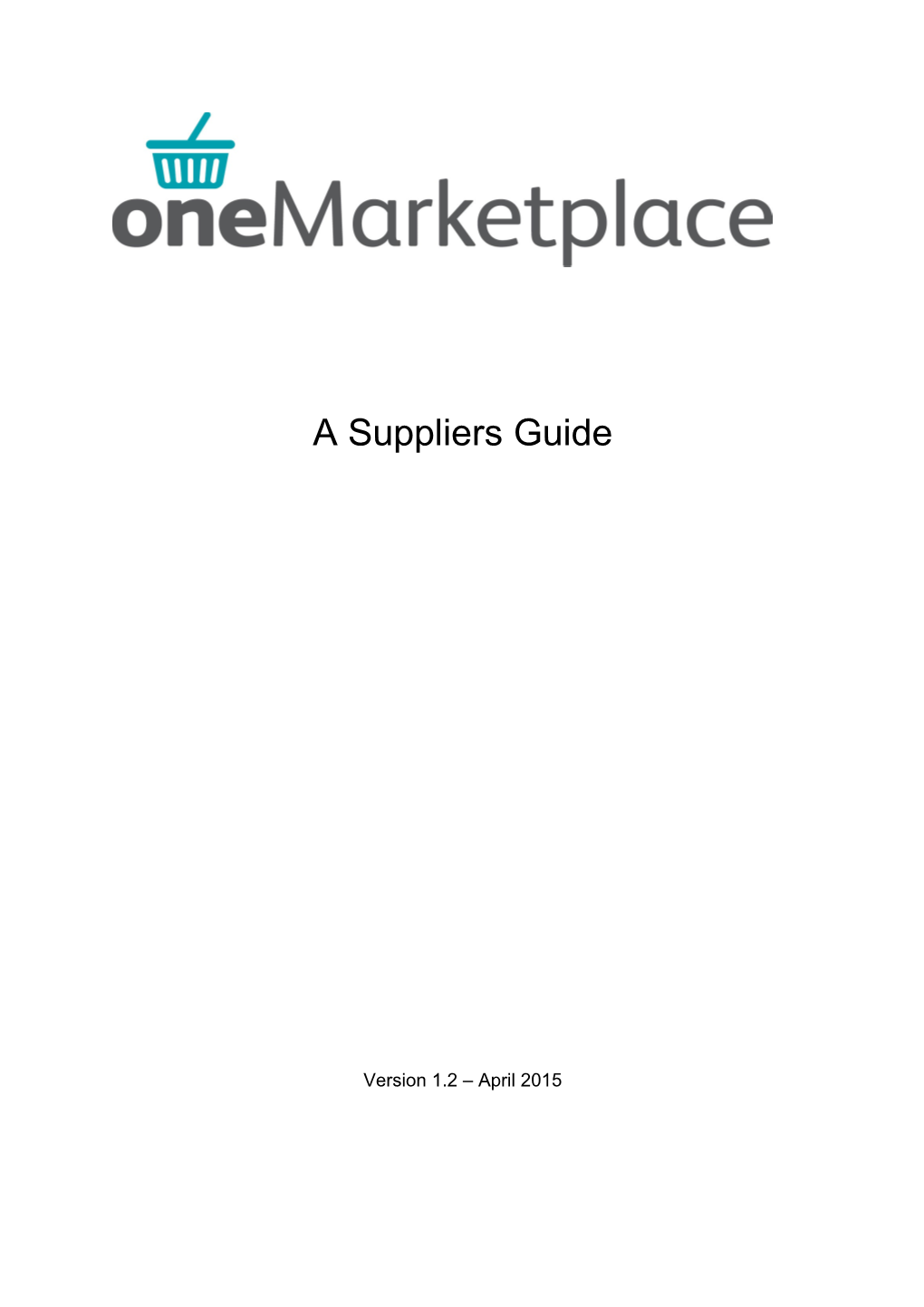 Introducing Onemarketplace