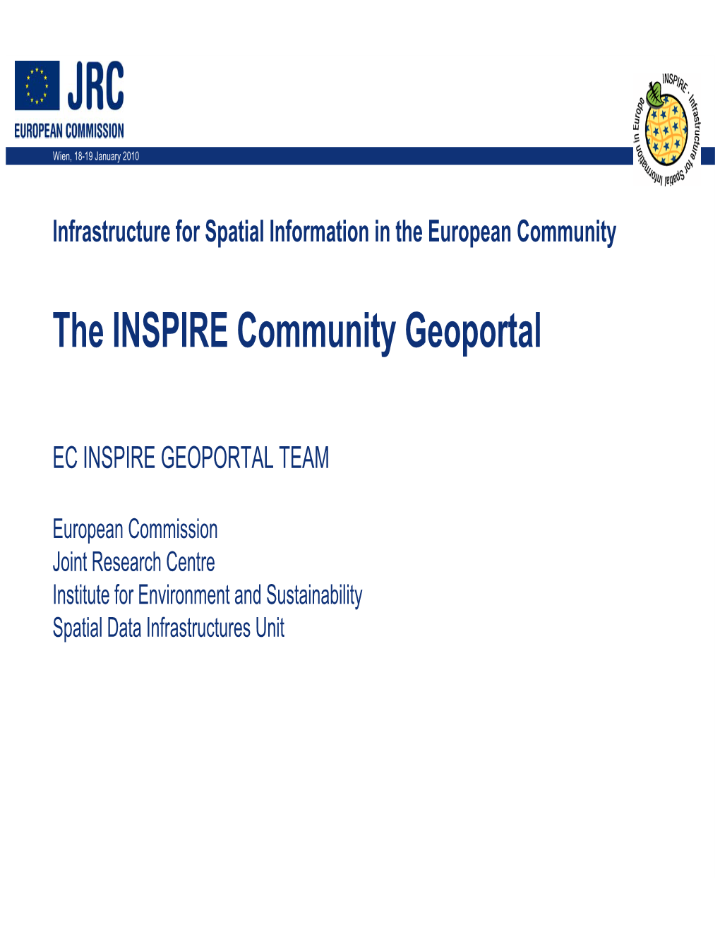 The INSPIRE Community Geoportal