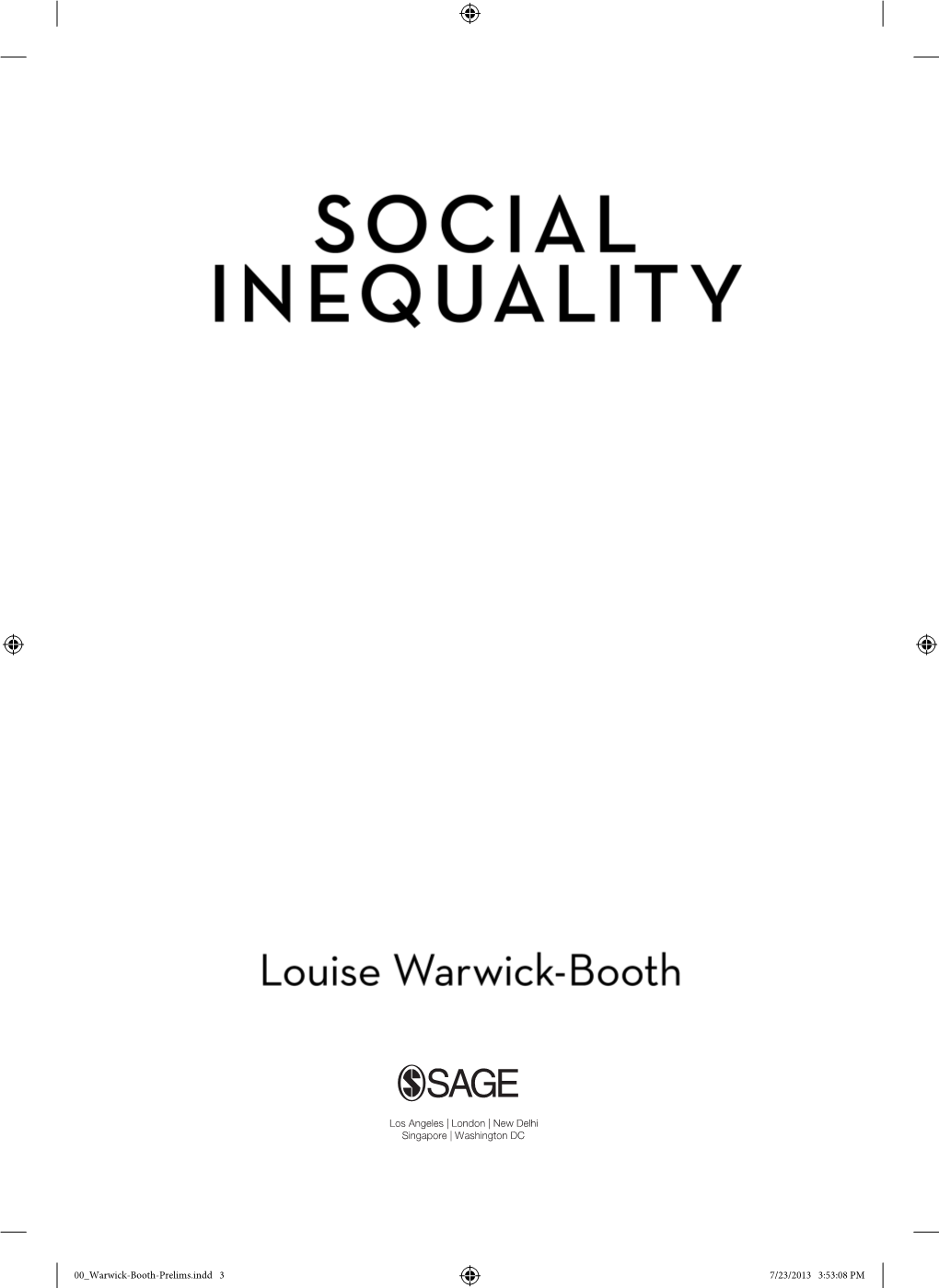 Social Inequality?