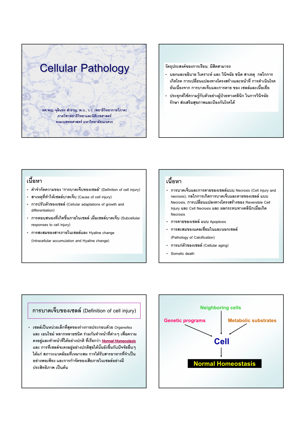 Cellular Pathology