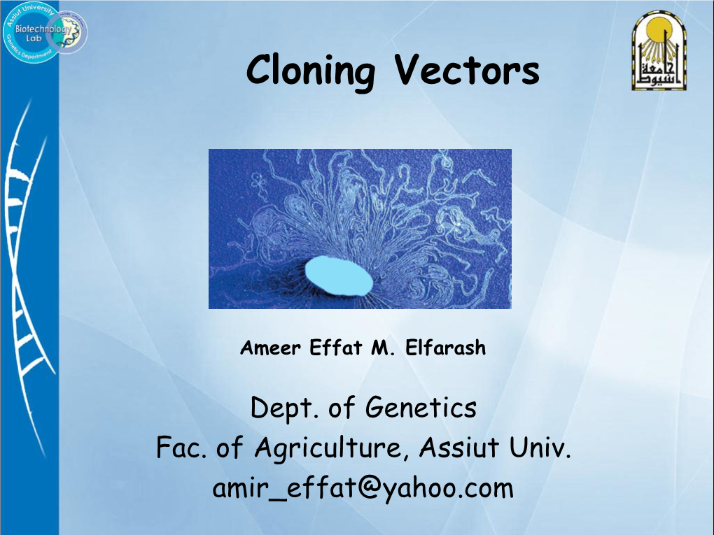 2 Cloning Vectors.Pdf