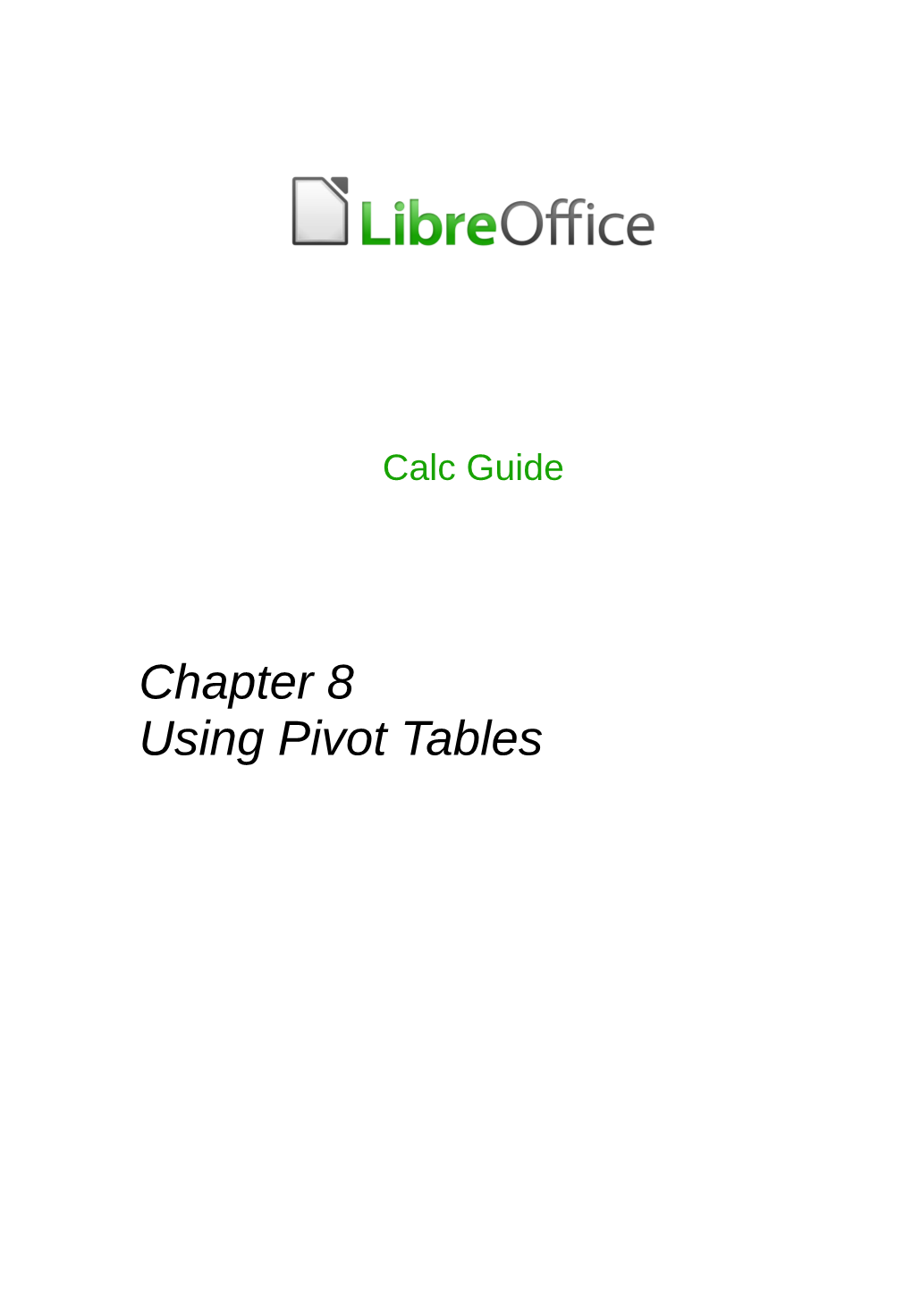 Chapter 8 Pivot Tables | 3 Editing a Pivot Chart