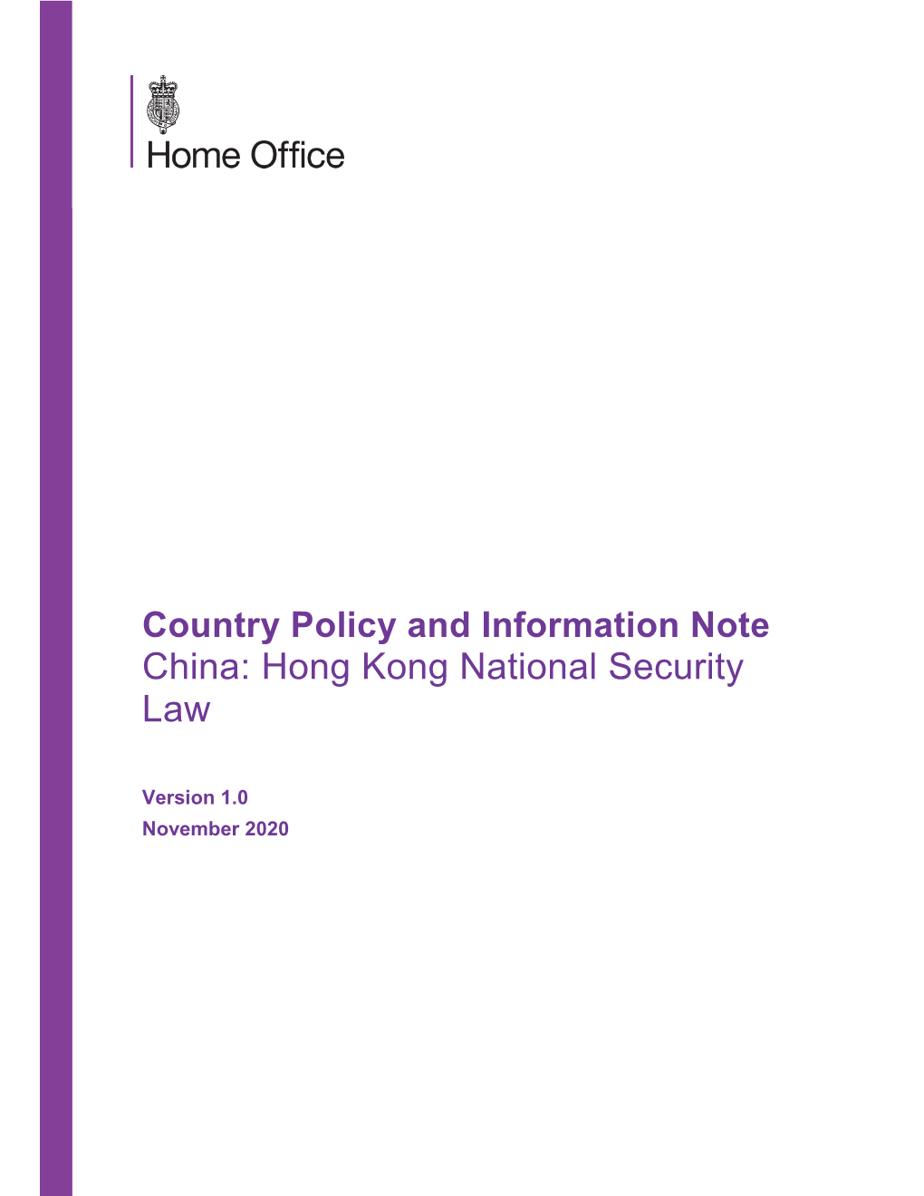 Hong Kong National Security Law