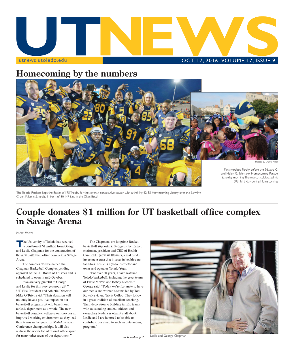 Couple Donates $1 Million for UT Basketball Office Complex in Savage Arena