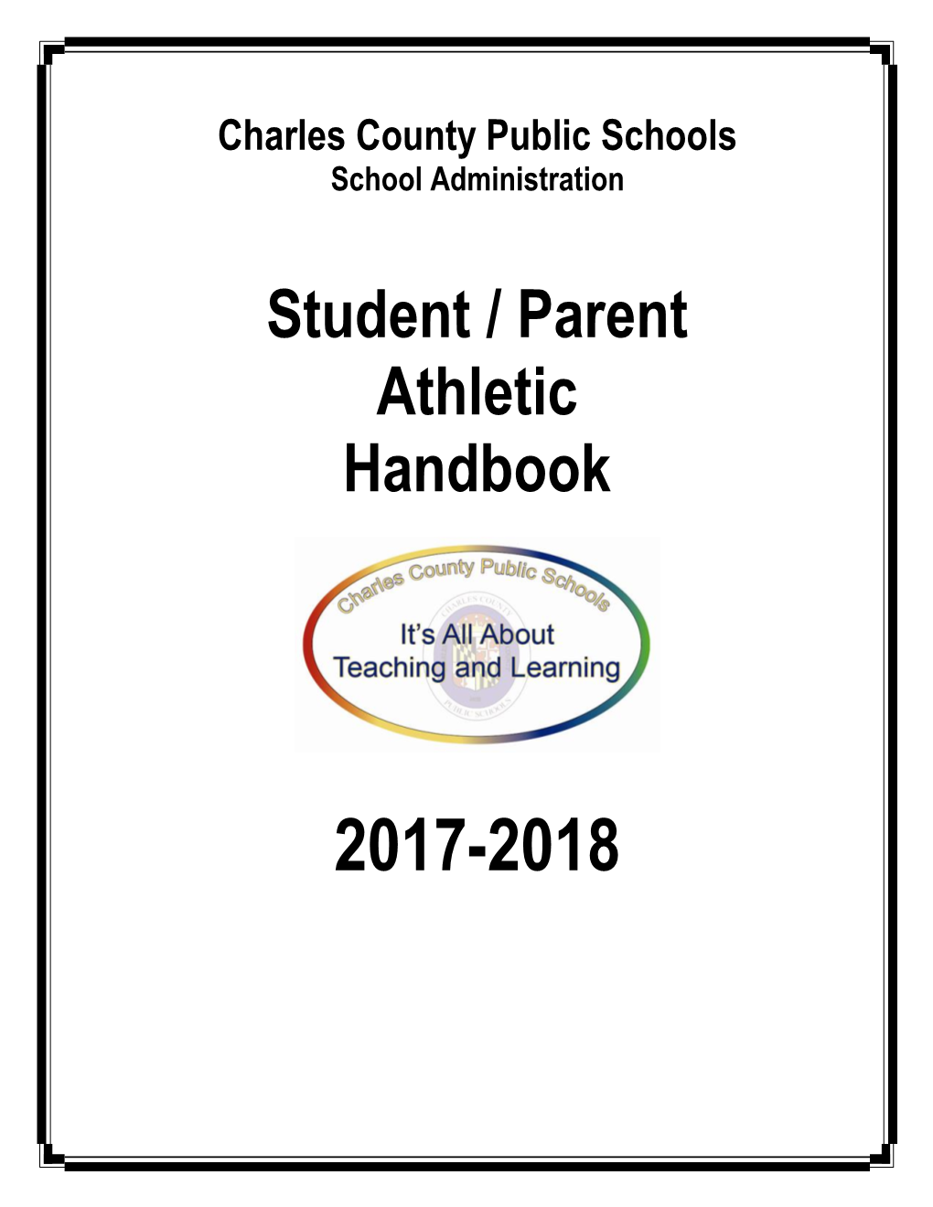 Student / Parent Athletic Handbook