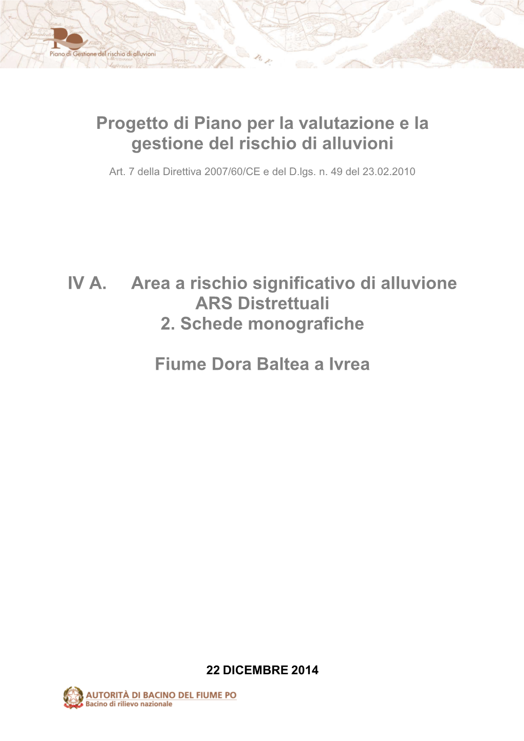 Fiume Dora Baltea a Ivrea