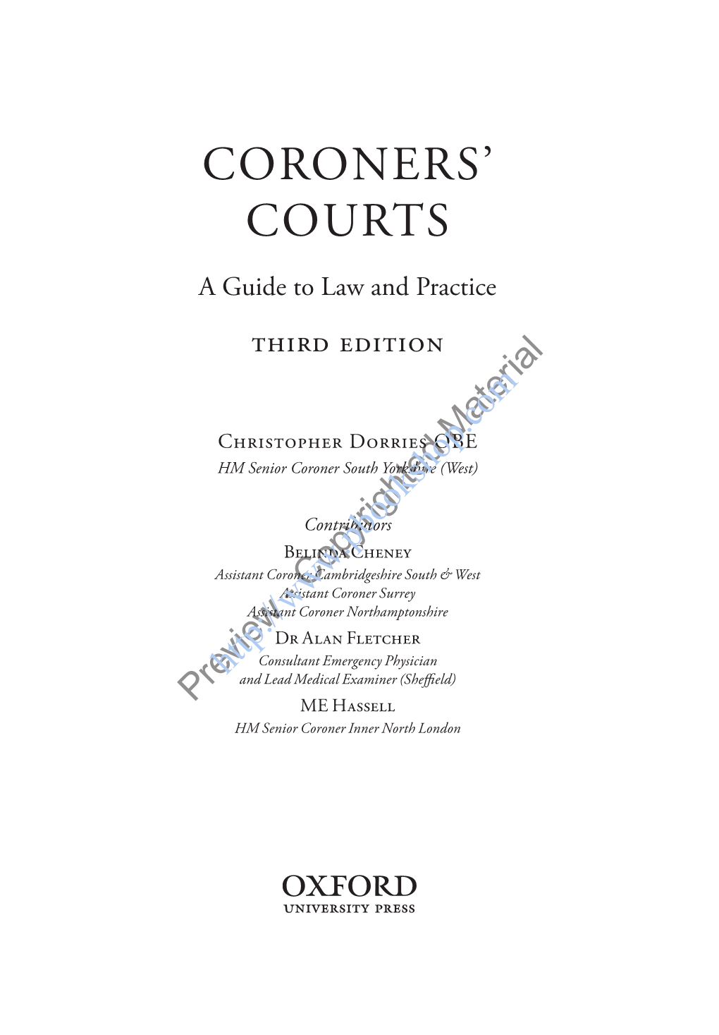 Coroners' Courts