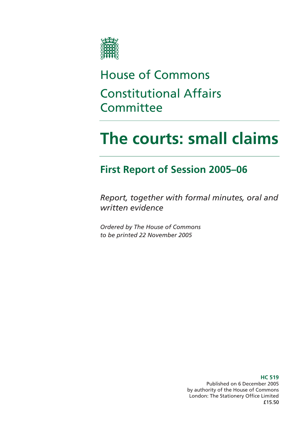 The Courts: Small Claims