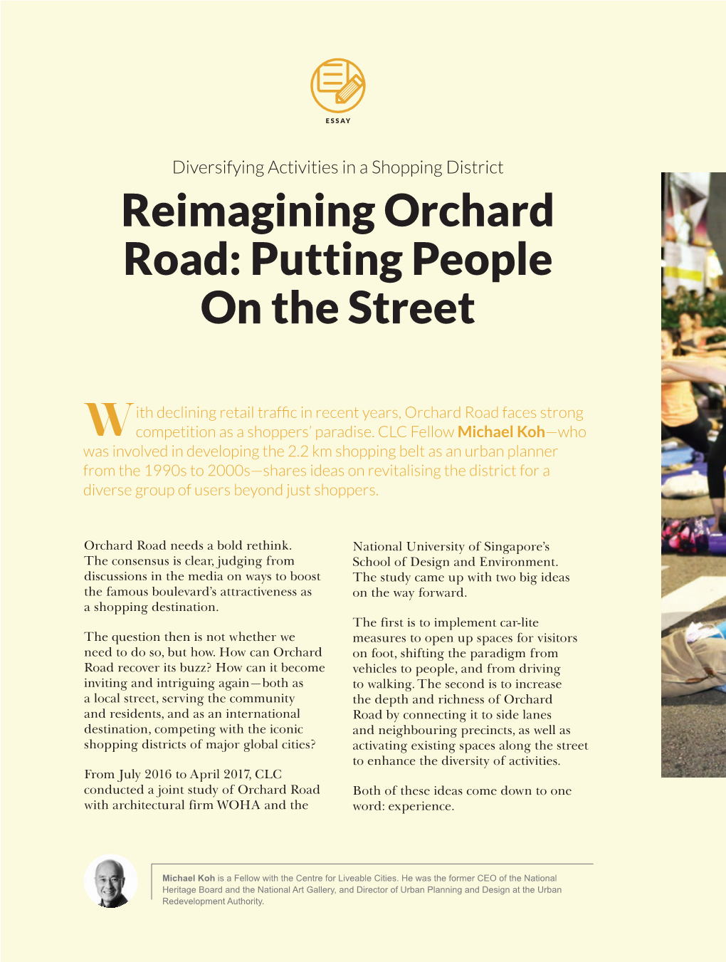 Reimagining Orchard Road: Putting People on the Street
