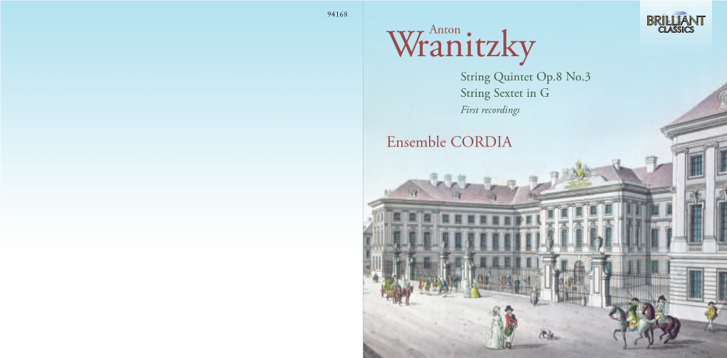 Wranitzky 1761–1820 Chamber Music for Strings First Recordings