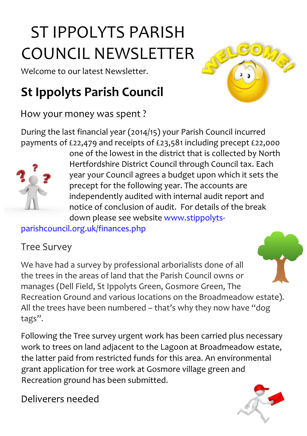 ST IPPOLYTS PARISH COUNCIL NEWSLETTER Welcome to Our Latest Newsletter