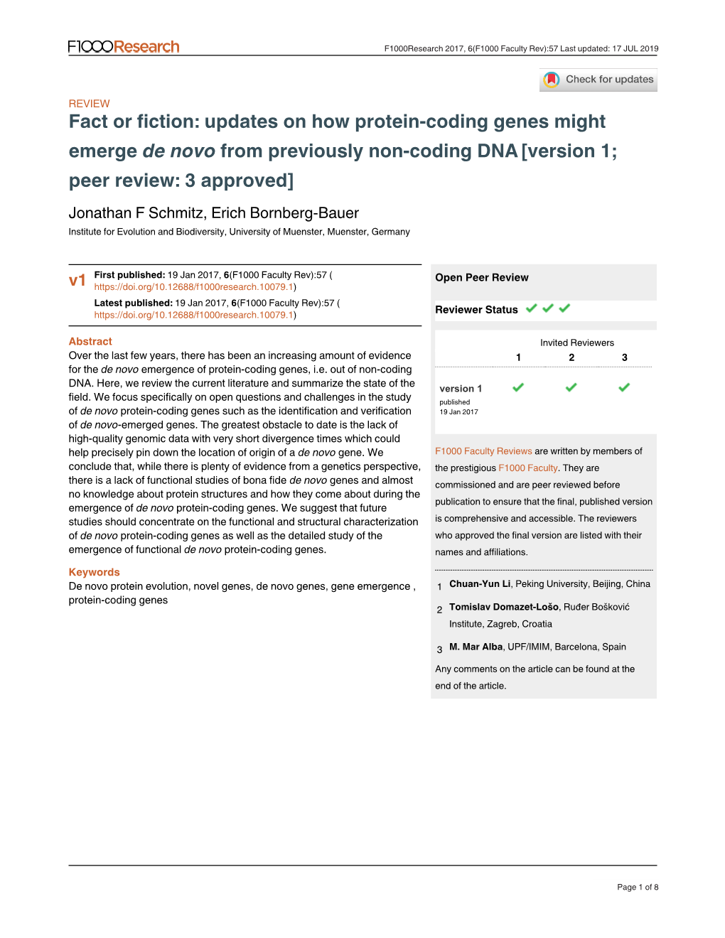 Updates on How Protein-Coding Genes Might Emerge from Previously Non-Coding DNA De Novo