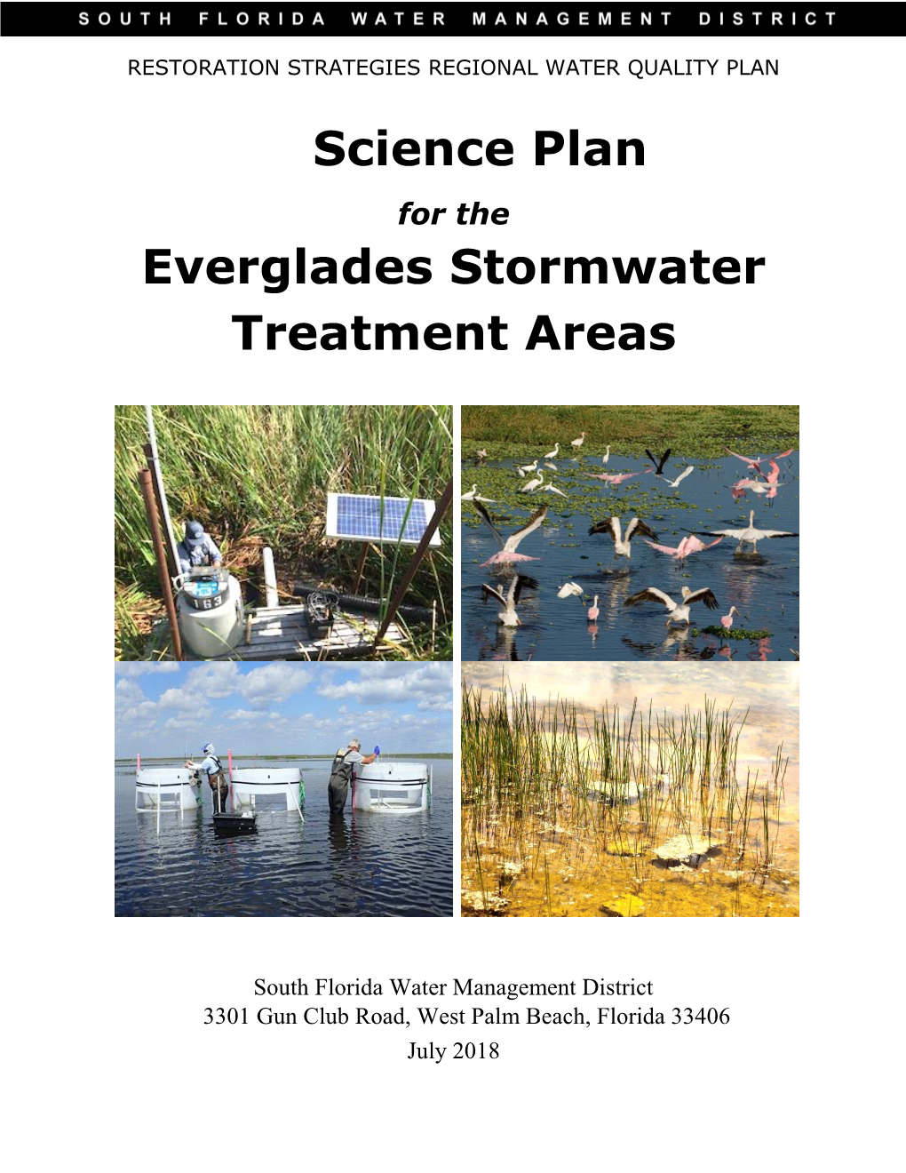 Science Plan for the Everglades Stormwater Treatment Areas