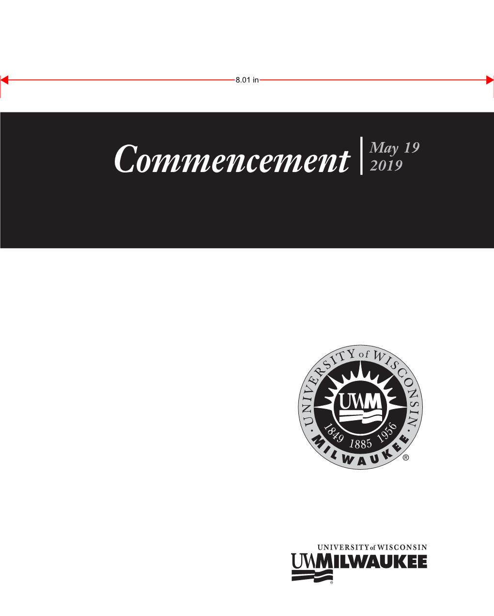 Commencement May 19, 2019