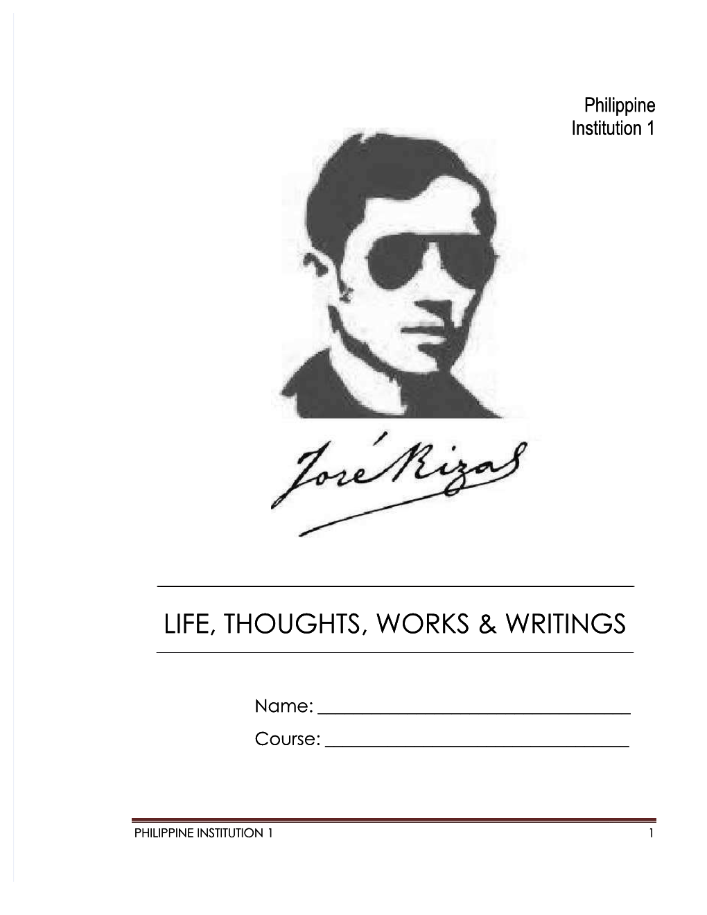 Life, Thoughts, Works & Writings