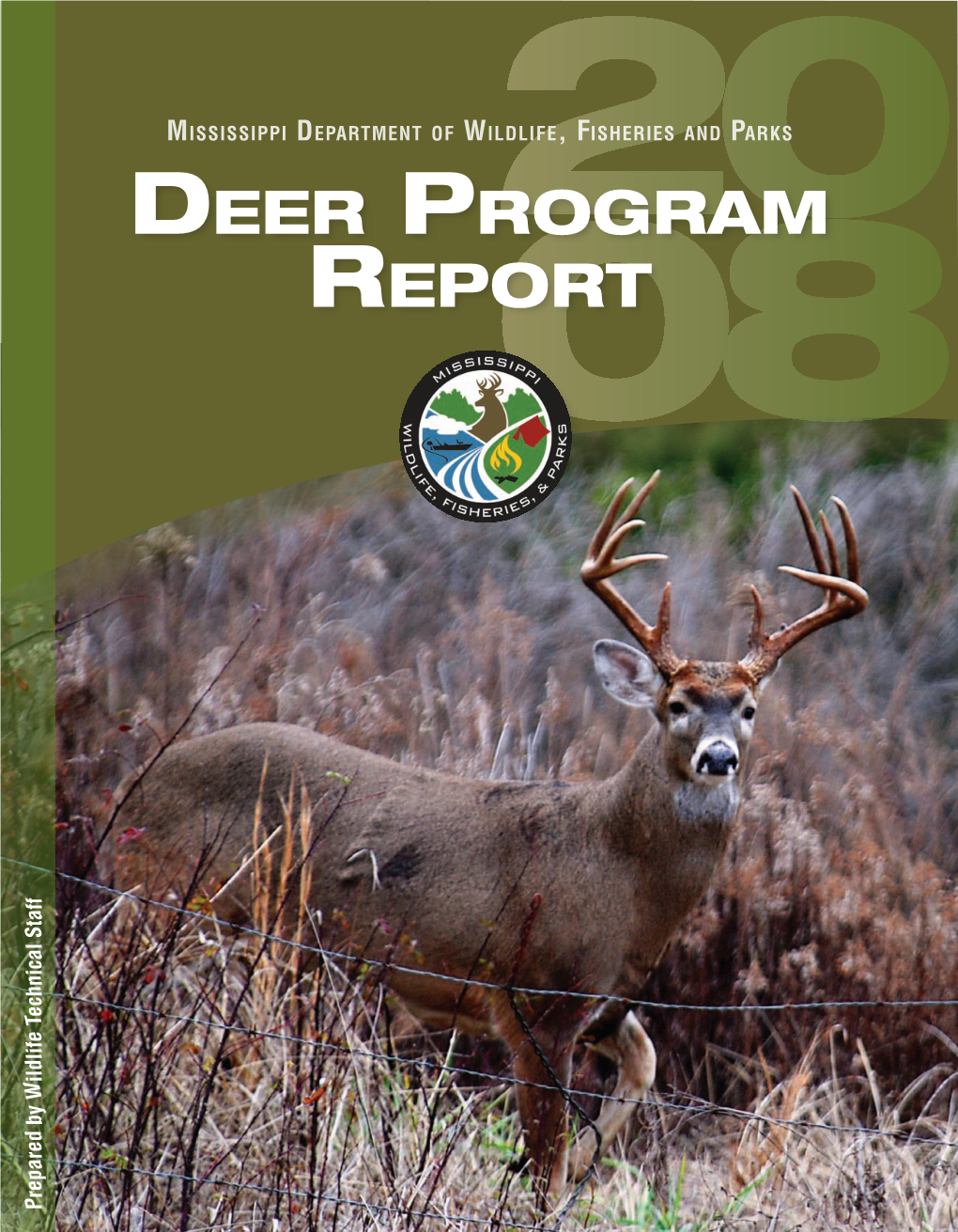 Deer Program Report 2008 Mississippi Deer Program Report 2008