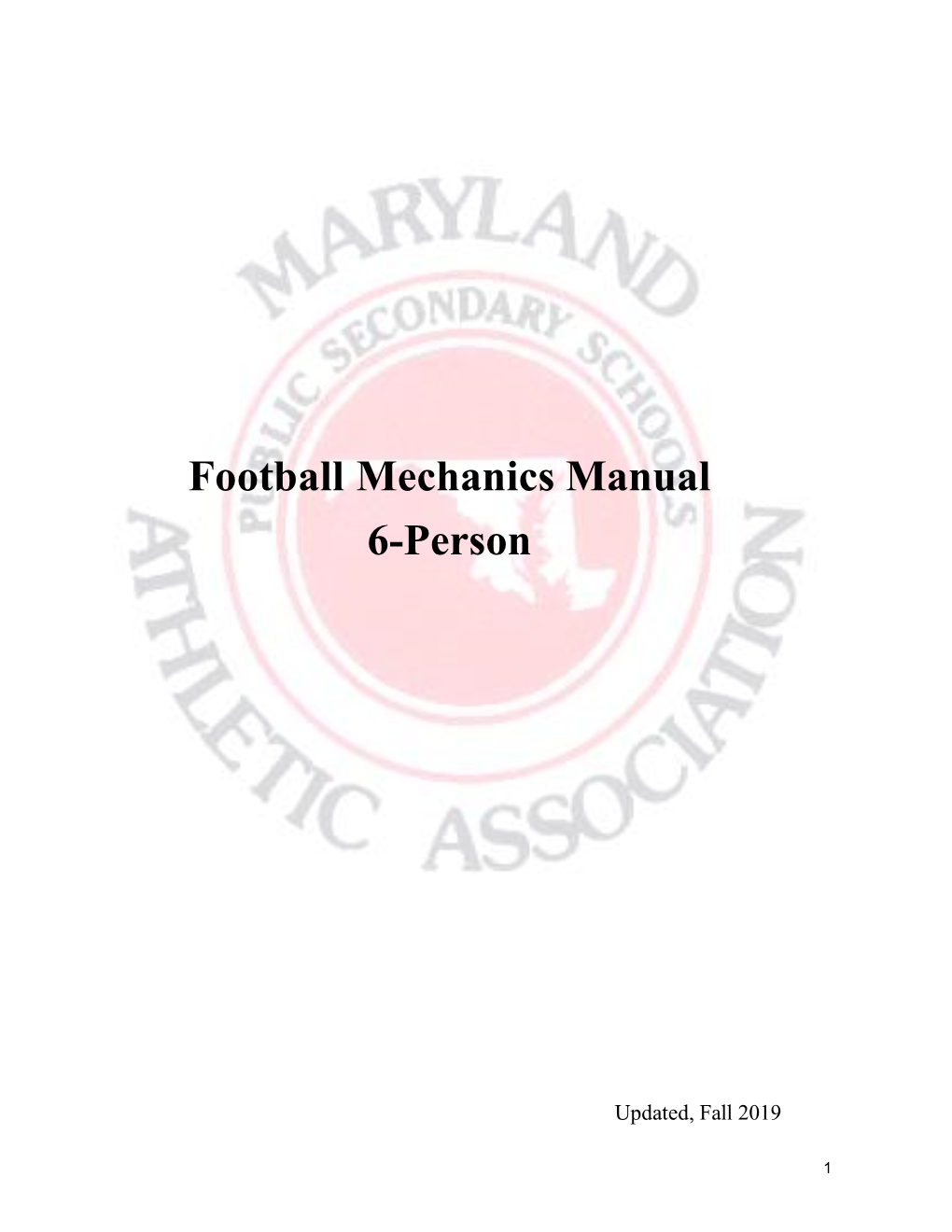 Football Mechanics Manual 6-Person