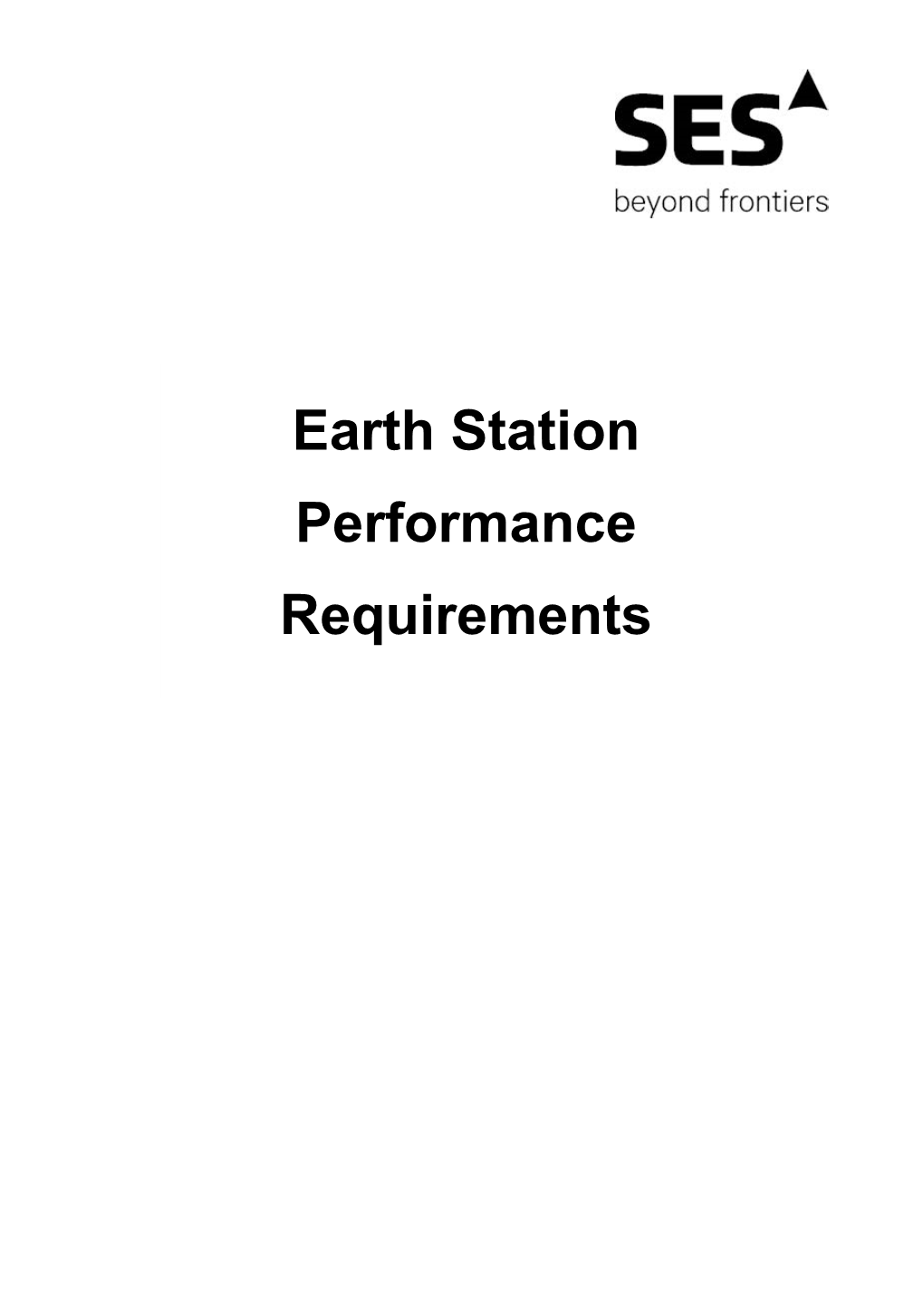 Earth Station Performance Requirements