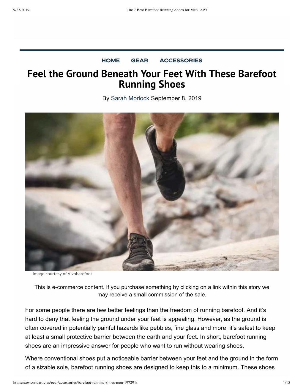 The 7 Best Barefoot Running Shoes for Men | SPY