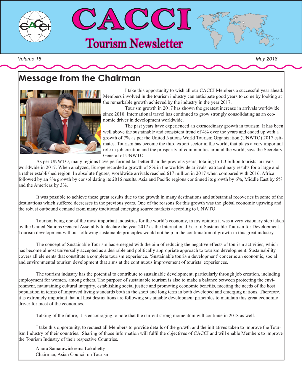 Tourism Newsletter