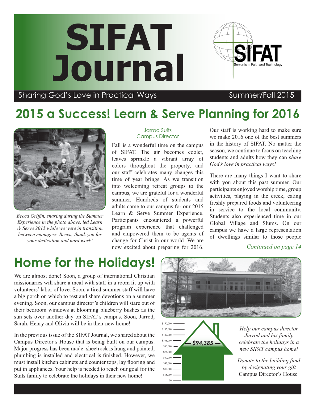 SIFAT Journal Home for the Holidays!