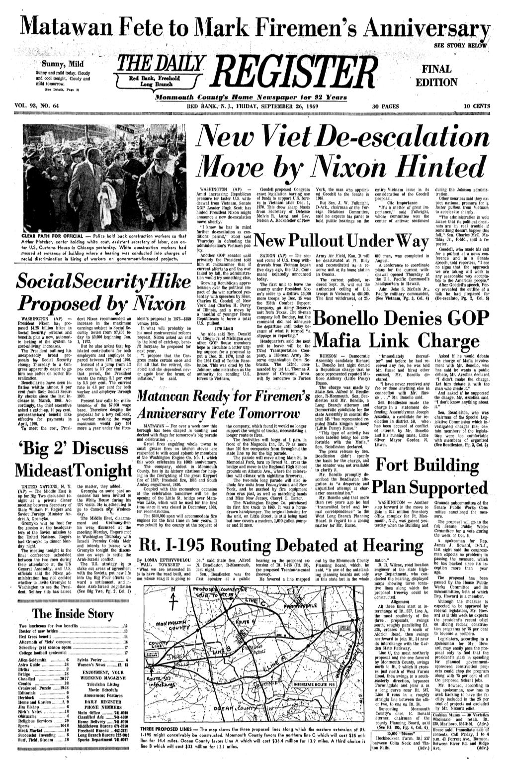 New Viet De-Escalation Move by Nixon Hinted