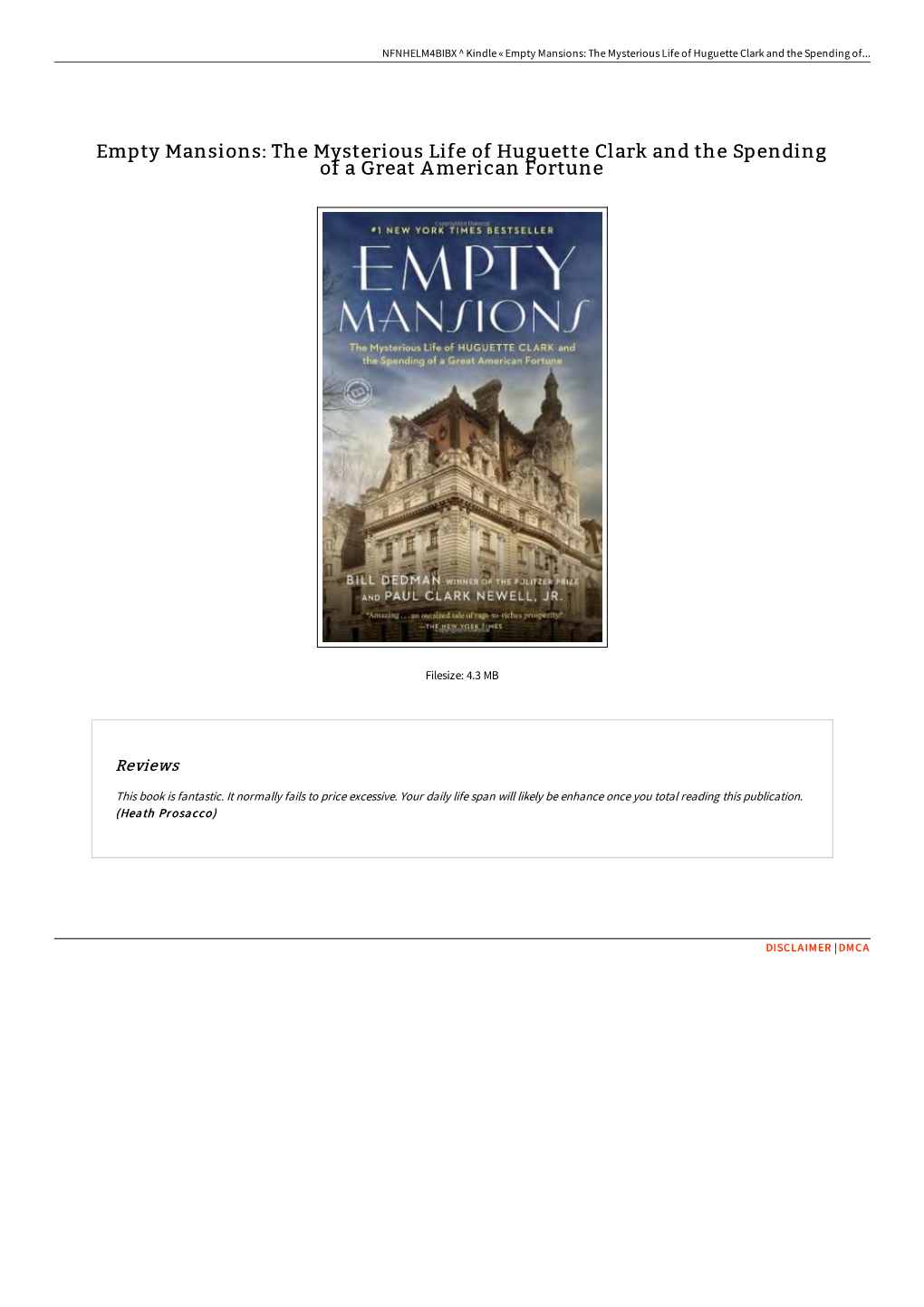 Download Kindle // Empty Mansions: the Mysterious Life Of