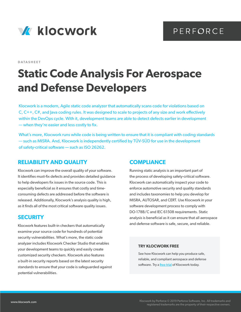 Static Code Analysis for Aerospace and Defense Developers