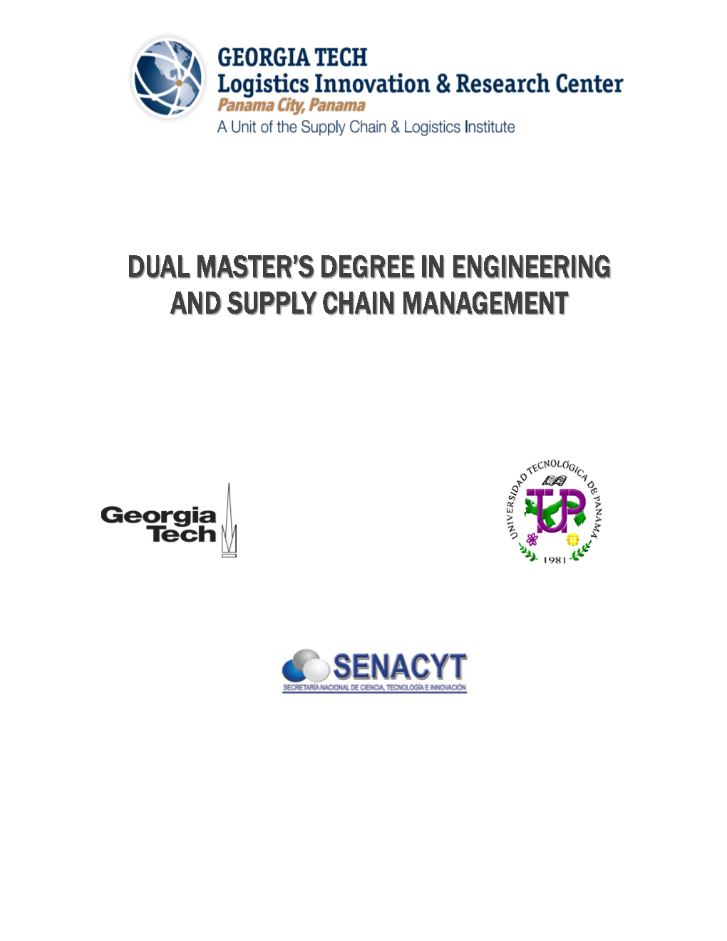 Dual Master's Degree Program in Engineering and Supply Chain