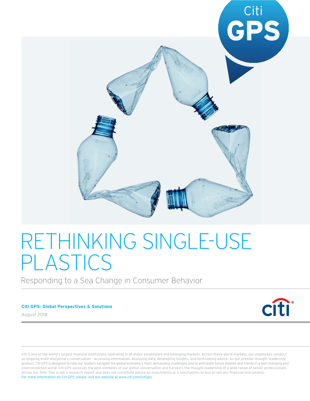 RETHINKING SINGLE-USE PLASTICS Responding to a Sea Change in Consumer Behavior