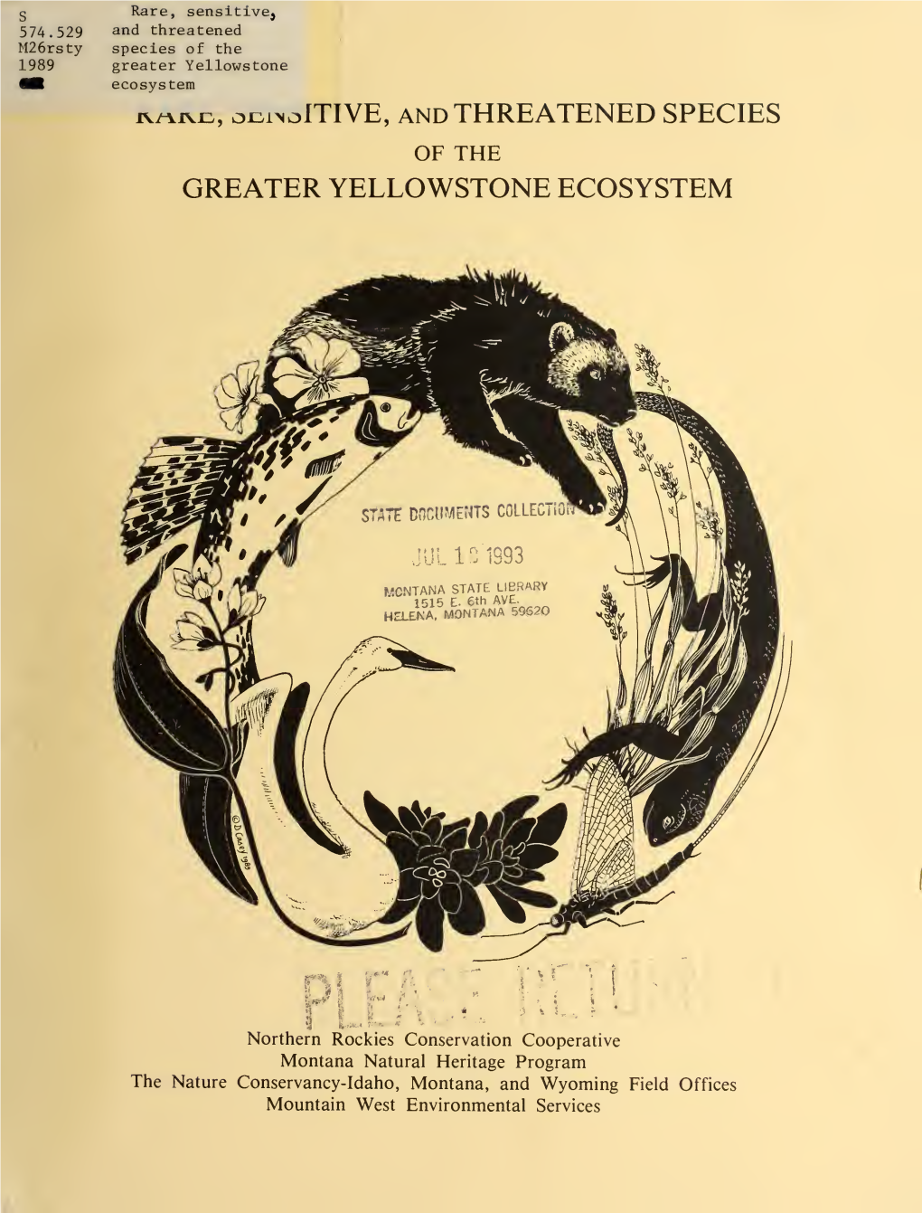 Rare, Sensitive, and Threatened Species of the Greater Yellowstone Ecosystem