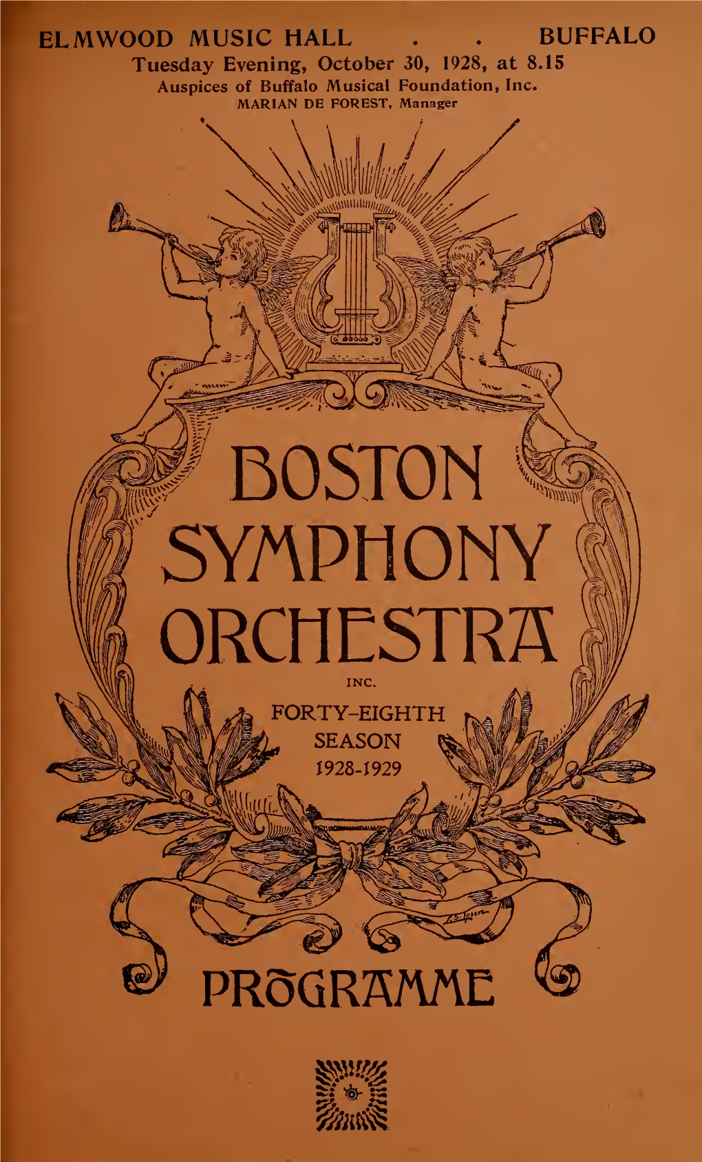 Boston Symphony Orchestra Concert Programs, Season 48,1928