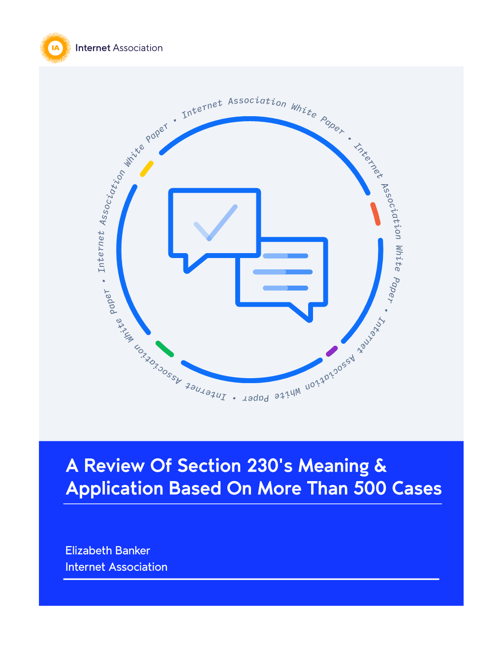 A Review of Section 230'S Meaning & Application Based on More Than 500 Cases