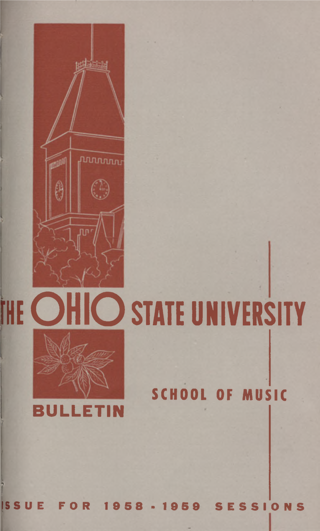 School of Music Bulletin & ■