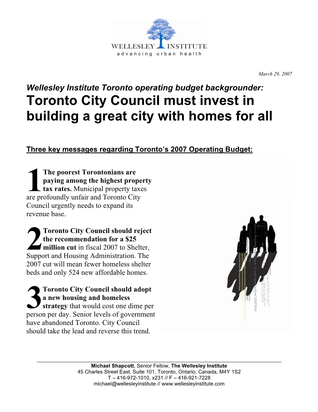 Toronto City Council Must Invest in Building a Great City with Homes for All