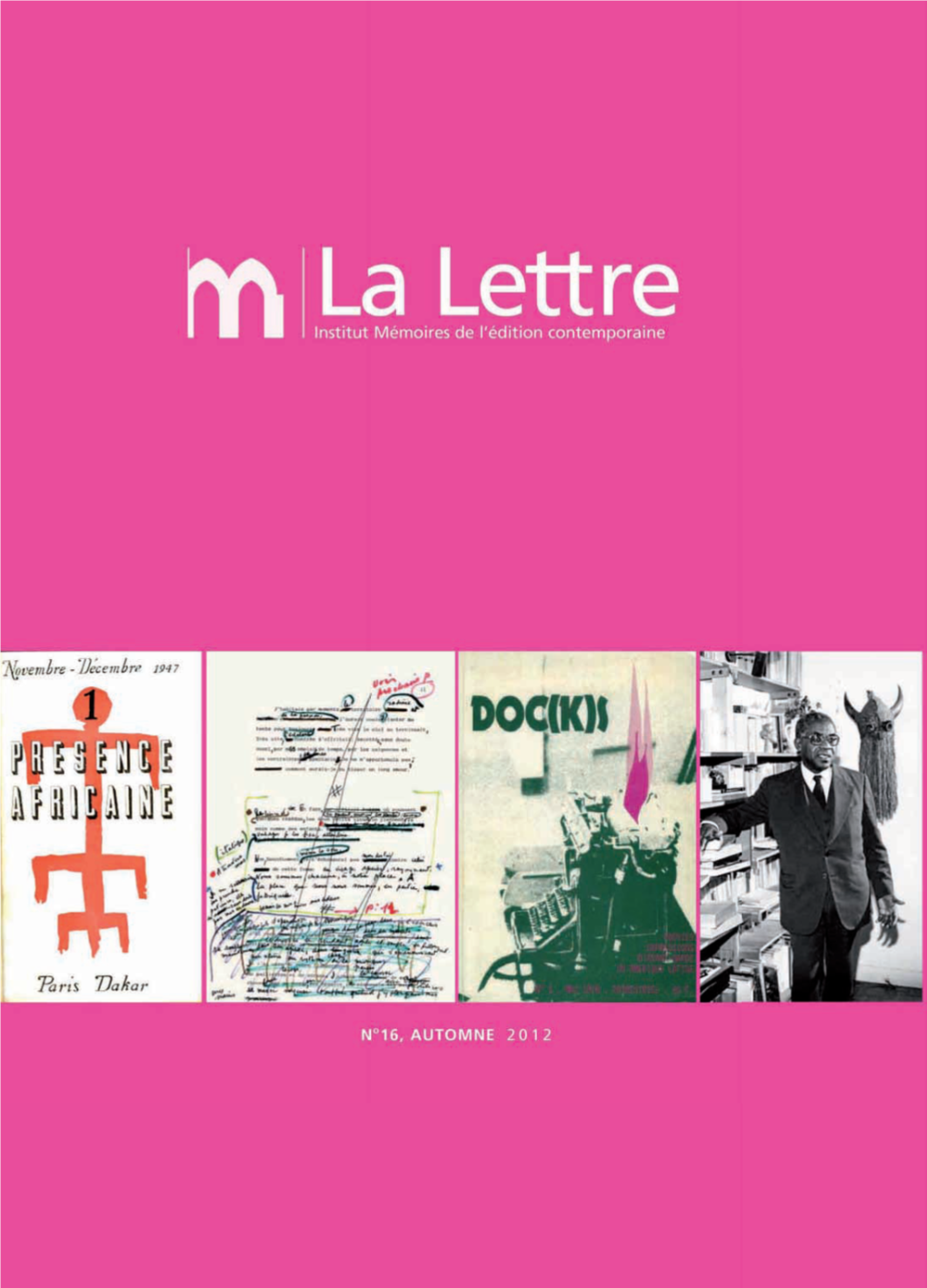 La Lettre 16 Automne 2012